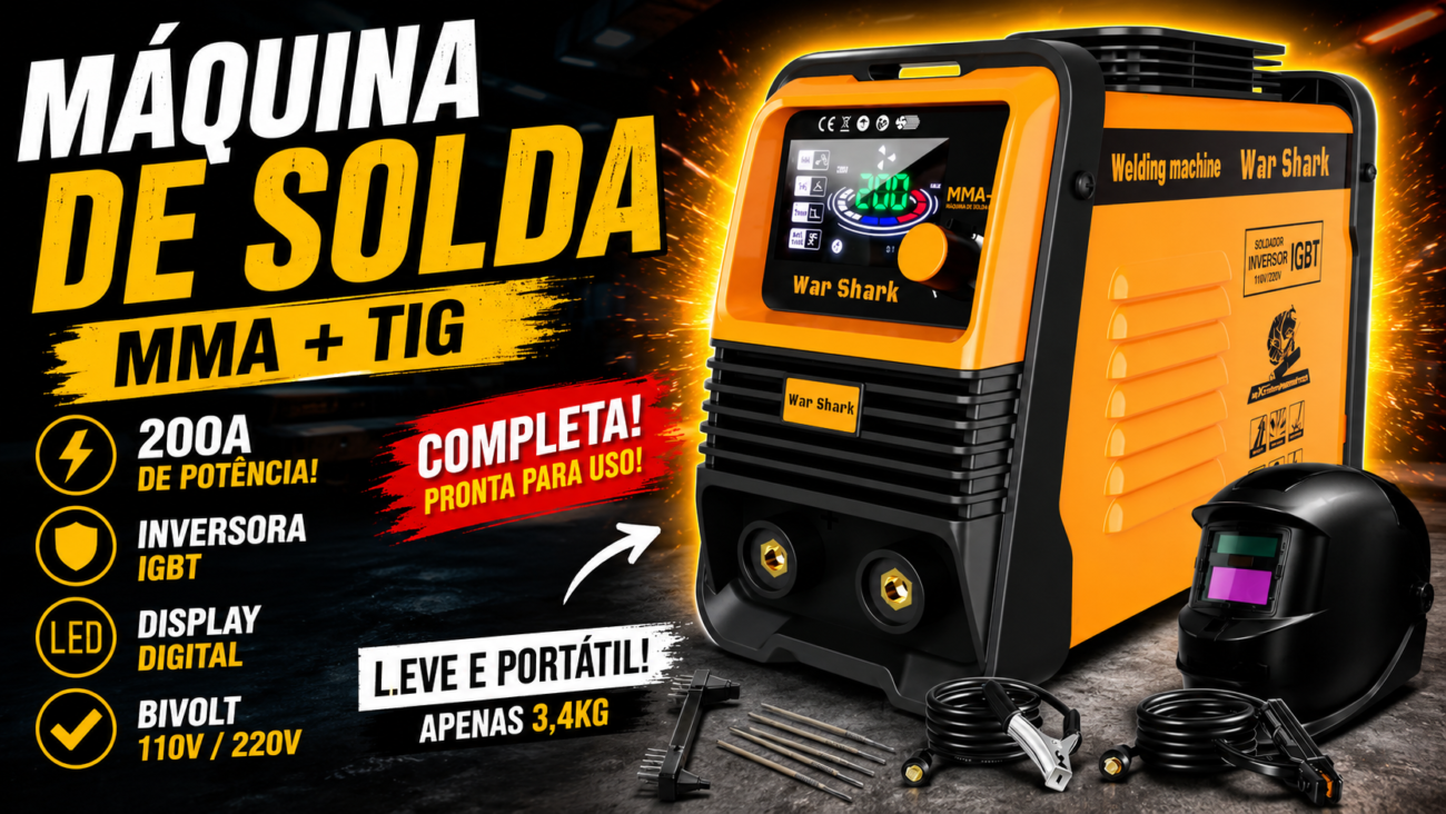 Máquina de Solda War Shark